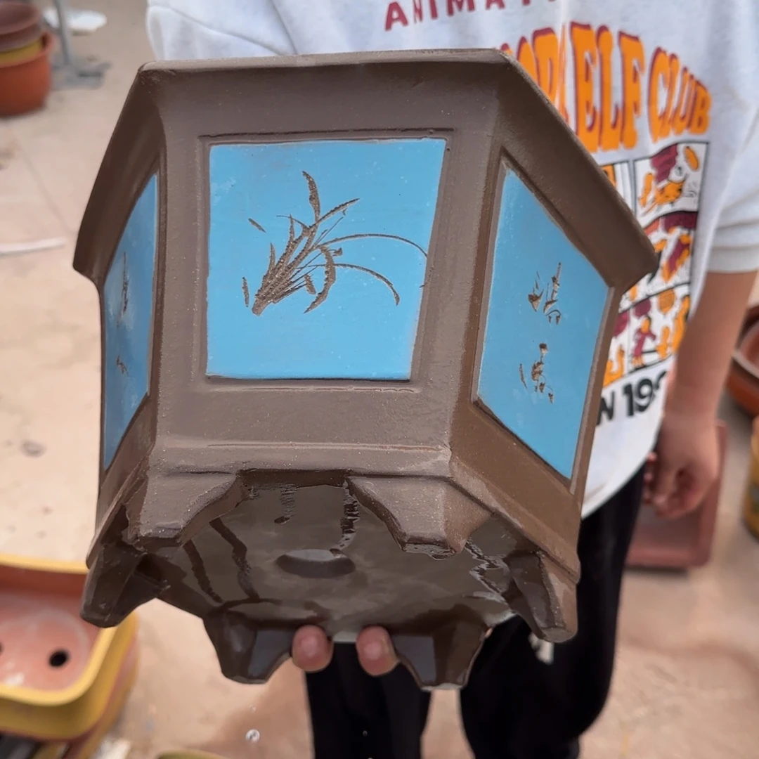 紫砂花盆口径26.16口径