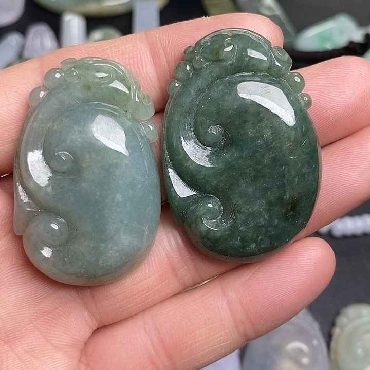 翡翠未镶嵌颈饰天然翡翠28