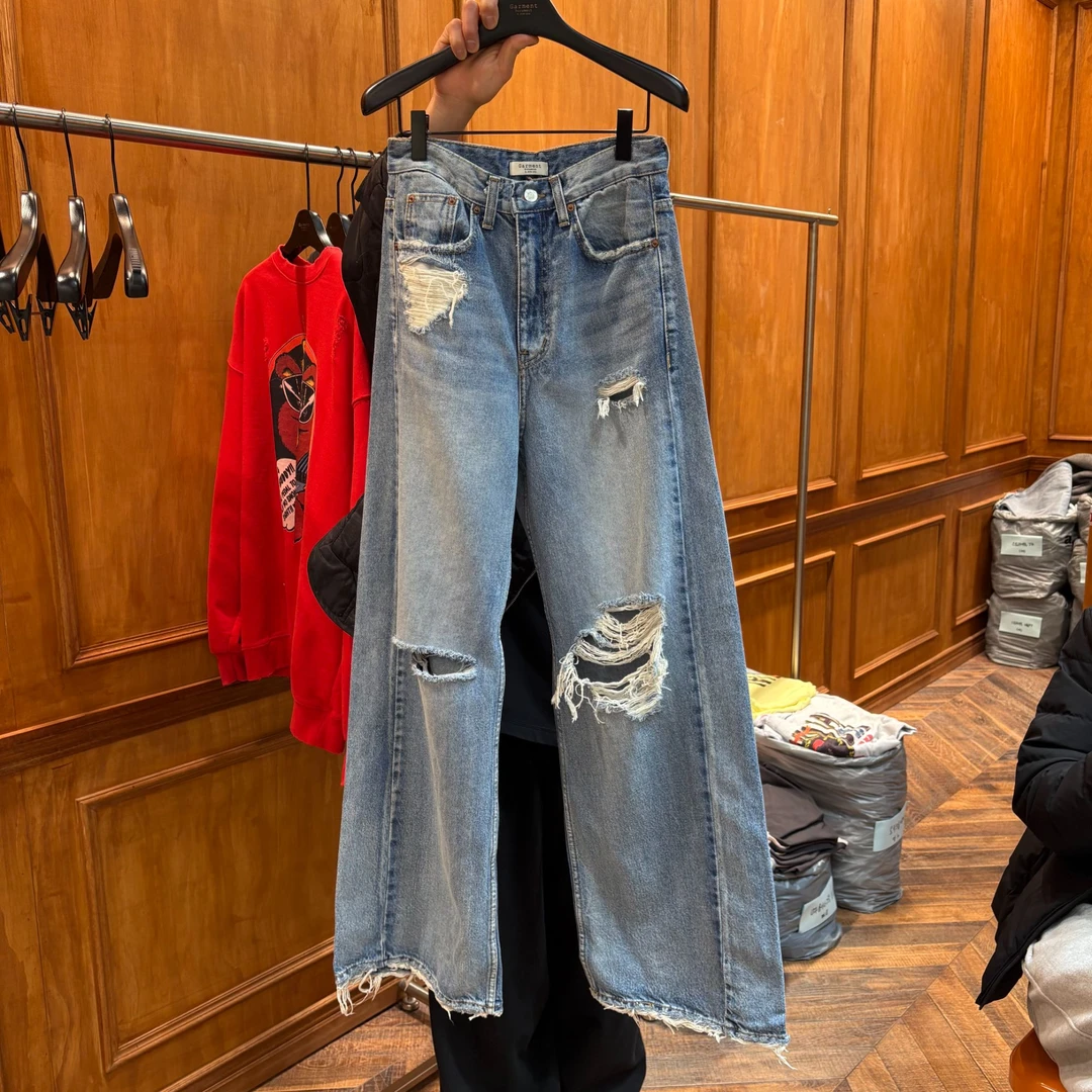 【非凡领域】韩国东大门正品/NO退/gar/分码破洞牛仔裤/010653