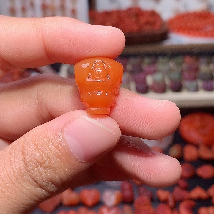 未镶嵌南红南红玛瑙三通
