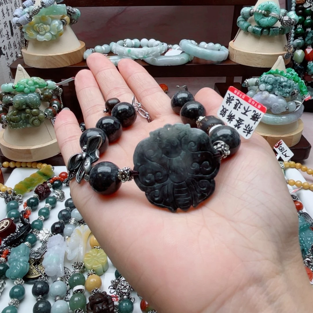 翡翠未镶嵌手链手链