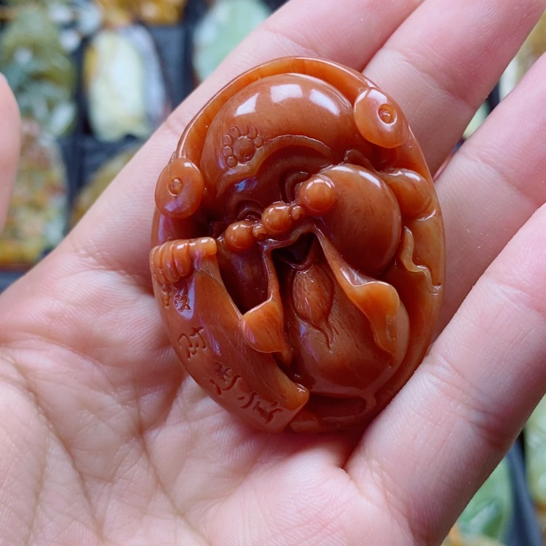 未镶嵌蛇纹石玉颈饰