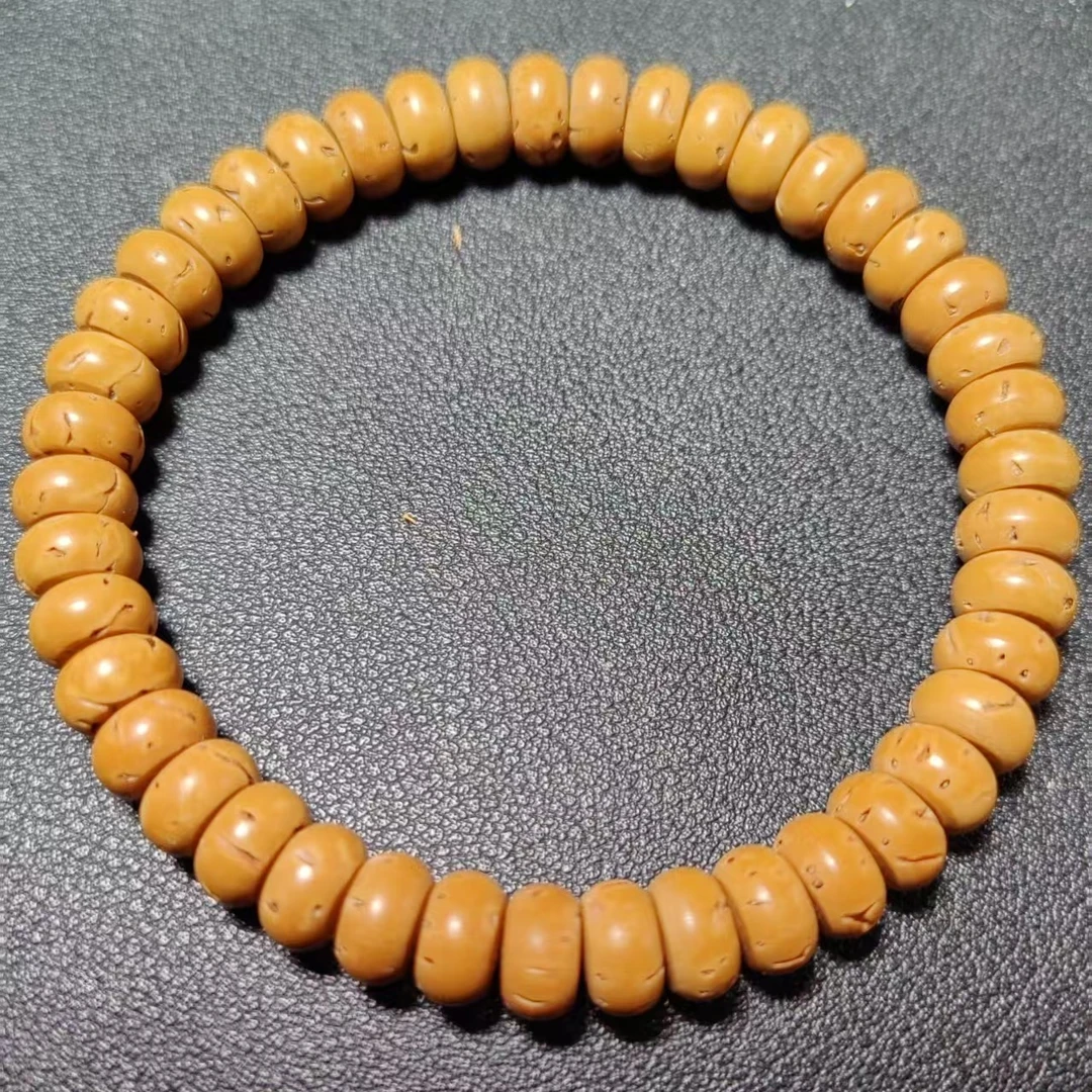 桃核核片手串5×9老邢