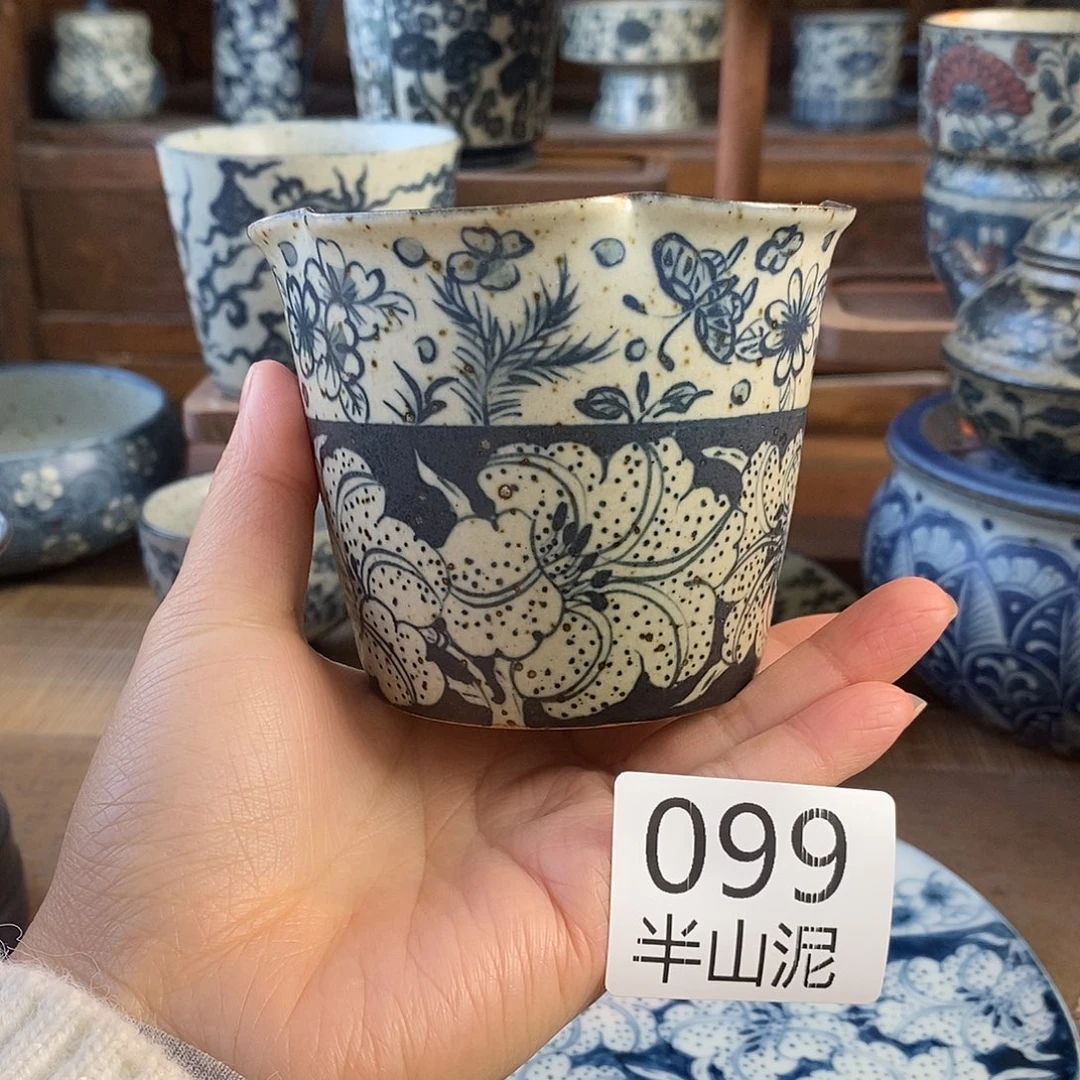 陶手工手绘青花高温陶瓷