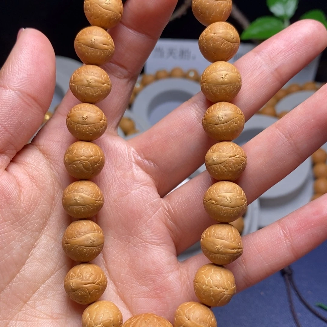 凤眼菩提吊坠12.5手串
