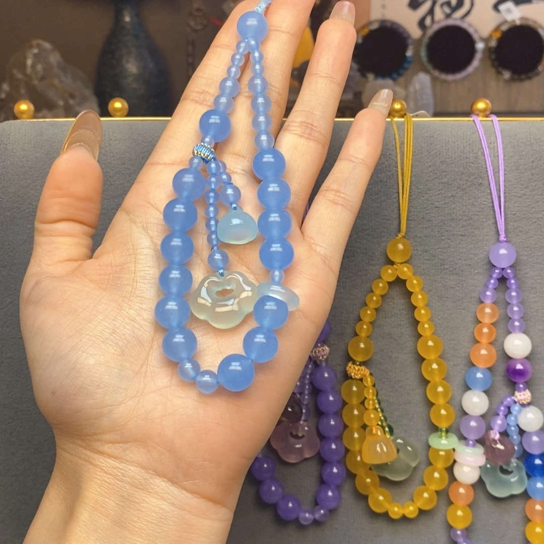 玛瑙/玉髓未镶嵌车挂挂件