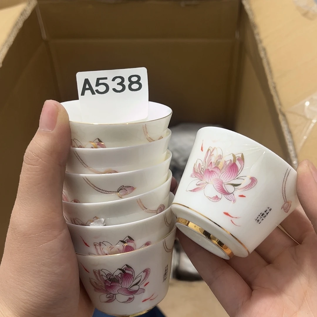 瓷片茶摆件工艺品摆件666