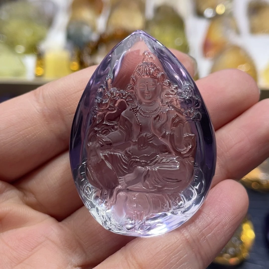 水晶颈饰未镶嵌定制