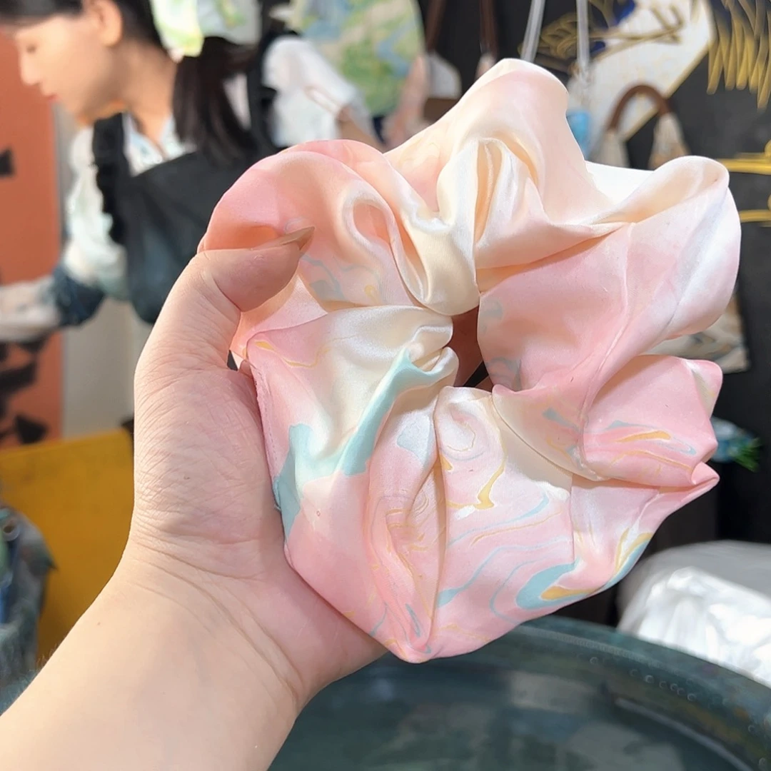 047圆饼发圈手作饰品