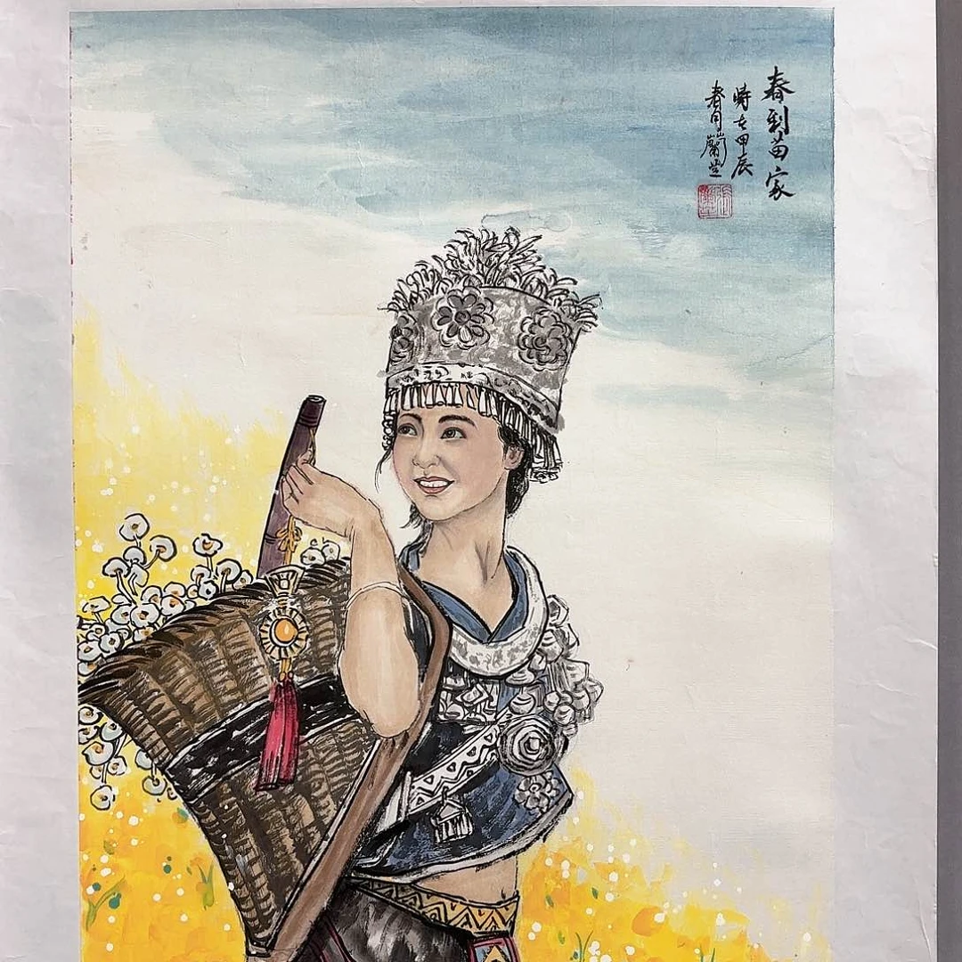 国画国画纯手绘作品请放心去藏