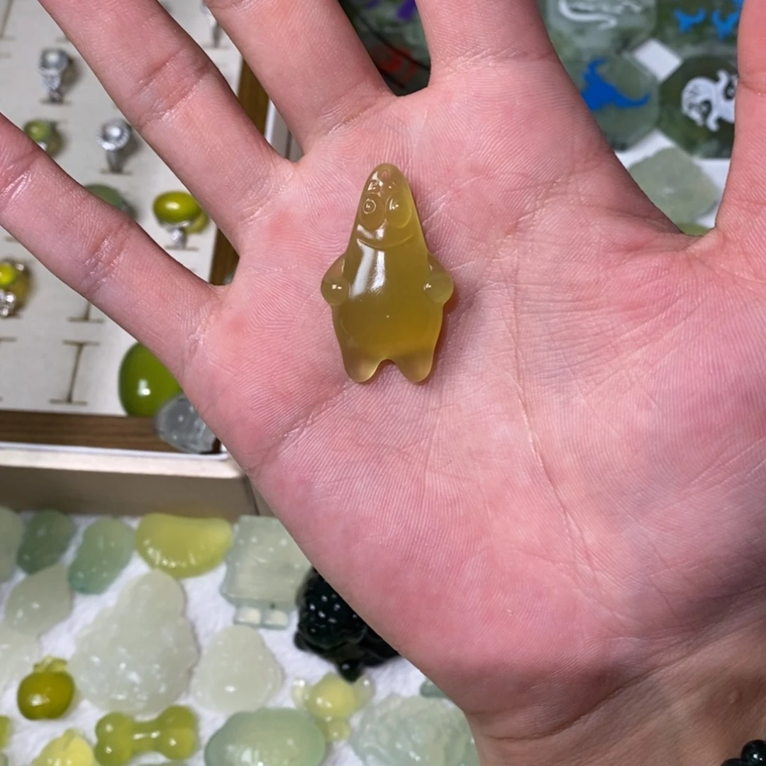 岫玉未镶嵌吊坠(不含链)
