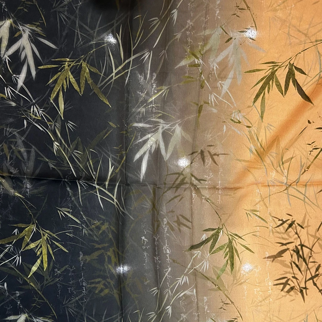 （双色竹）80*180左右纱巾围巾