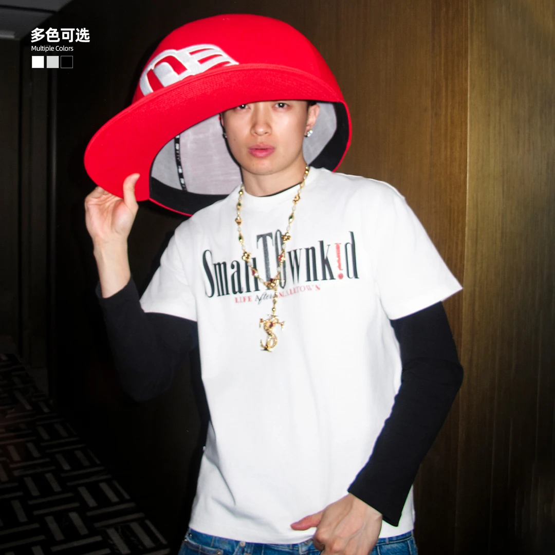 STK SmallTownKid LAST巡演透气短袖T恤美式潮流男女宽松字体大促