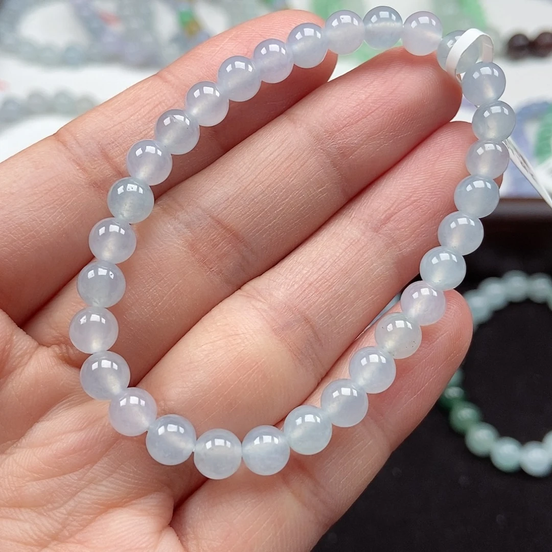 翡翠未镶嵌手串卡6