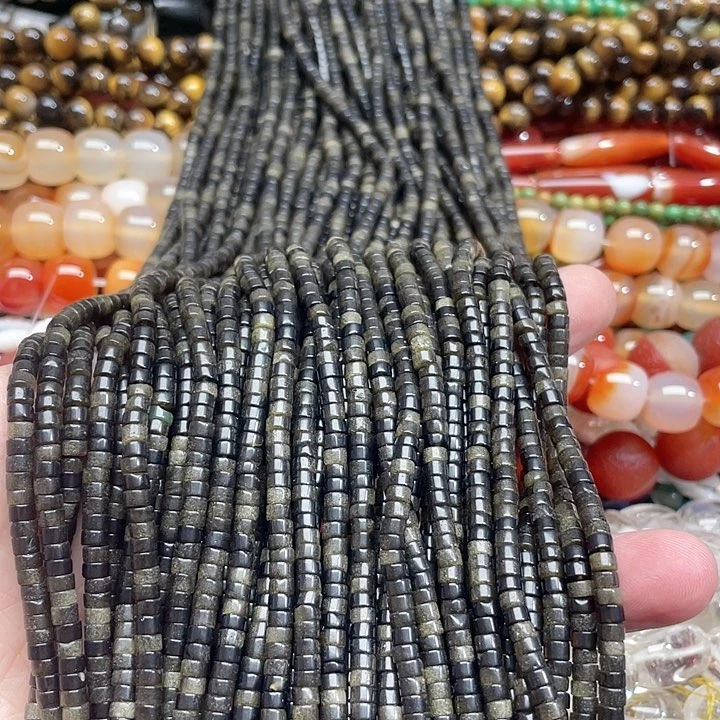 玛瑙/玉髓珠宝半成品未镶嵌一条4mm金耀隔片