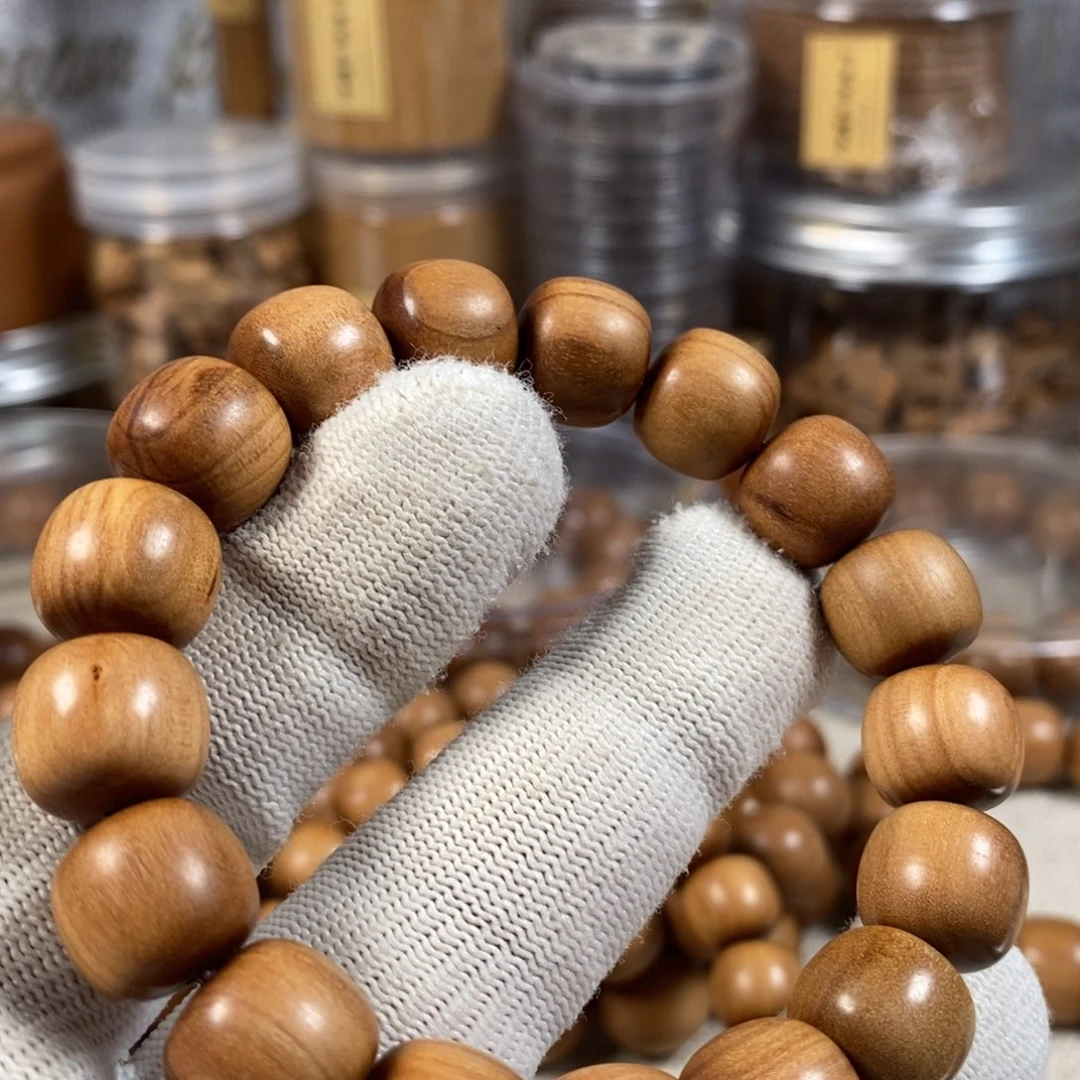 檀香木手串/手链12×13黑肉福利串 迈索尔