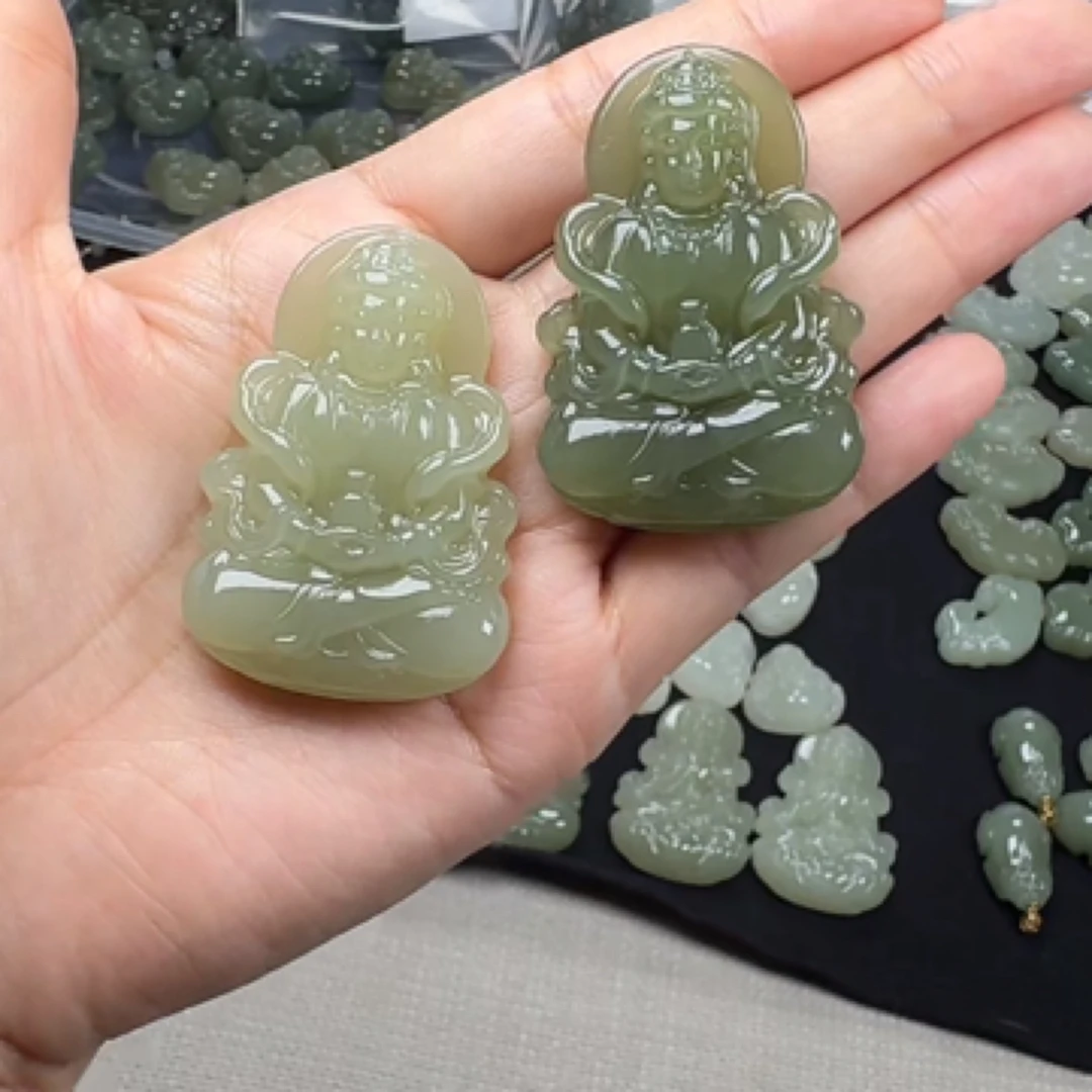 和田玉50观音多样性发1