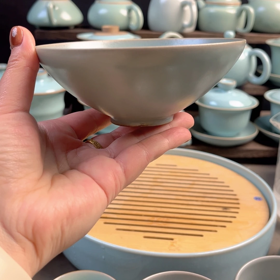 陶摆件瓷仿古纯手工普洱原矿