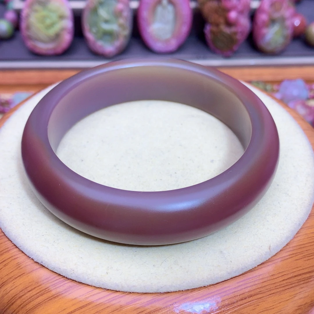 玛瑙未镶嵌手镯盐源