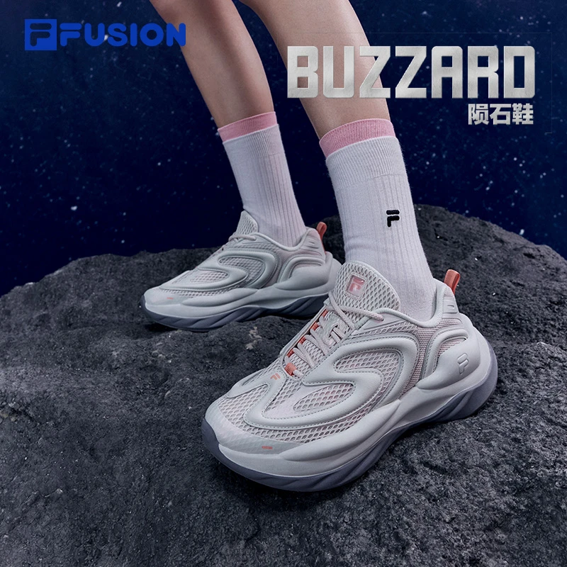 FUSION斐乐时尚情侣【陨石潮鞋】24春夏款老爹鞋T12W421103百搭透气