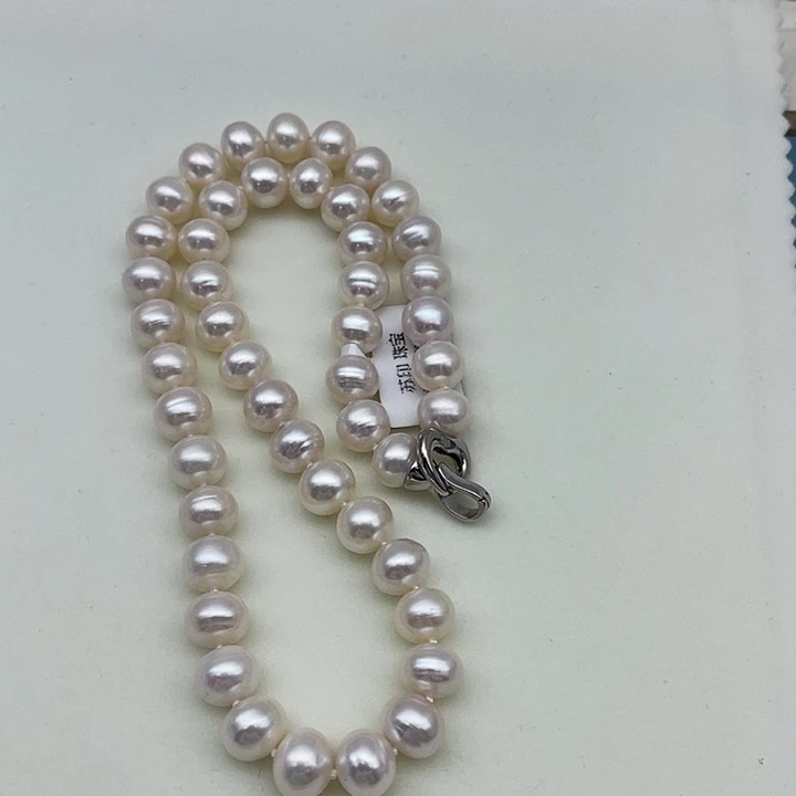 淡水珍珠未镶嵌颈饰卡10➕极光白炫天女粉