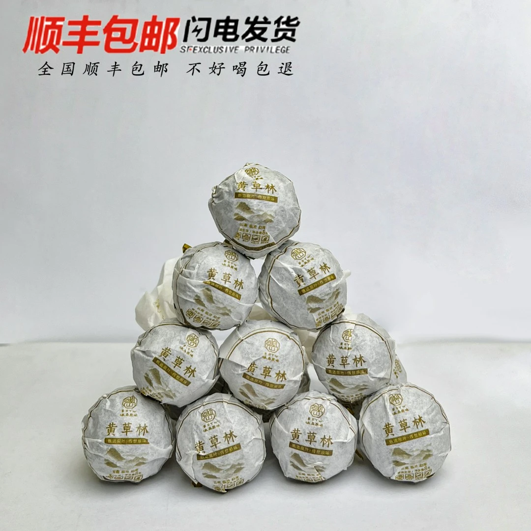 冰韵伍山 2024年春 黄草林古树龙珠 龙珠 普洱生茶