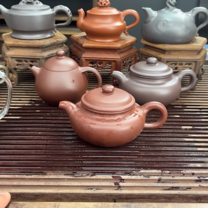 茶壶紫砂仿古桃花泥200c