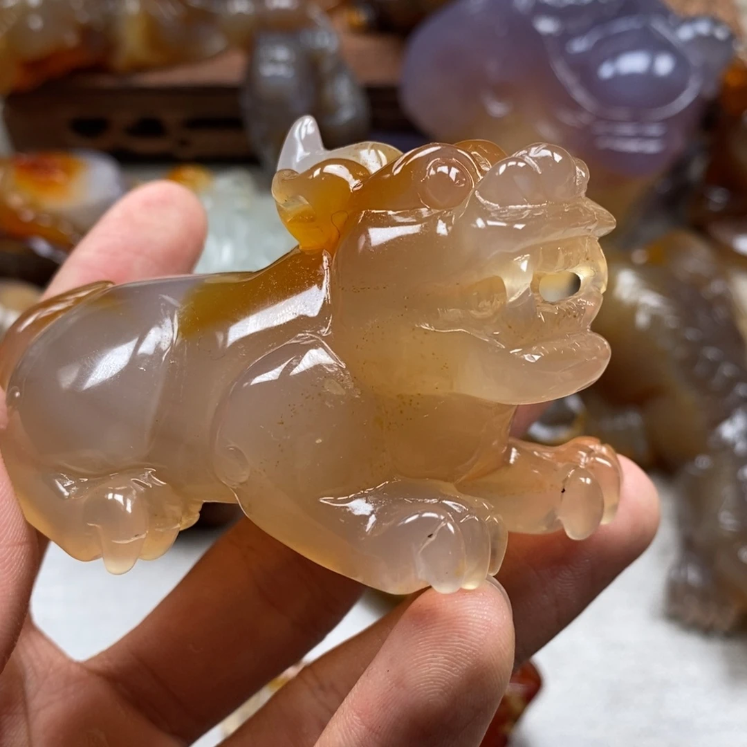 全***好玛瑙/玉髓未镶嵌颈饰