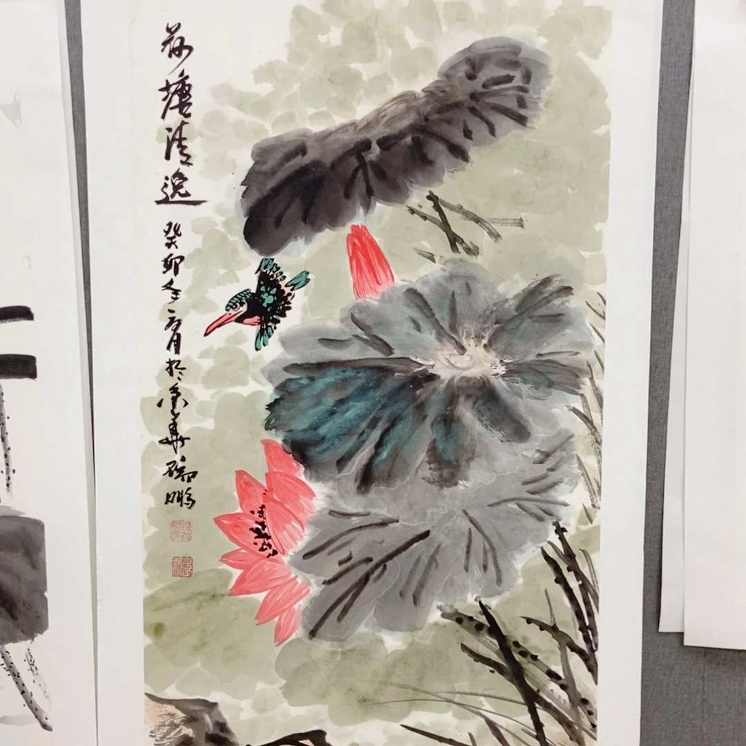 国画手写手绘作品100