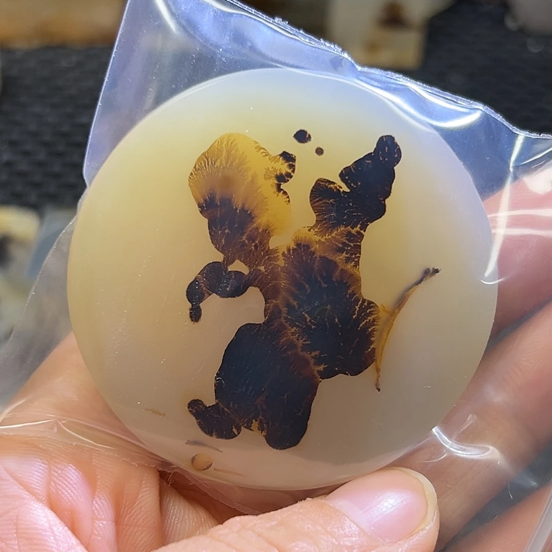 狼***子玛瑙/玉髓未镶嵌珠宝半成品