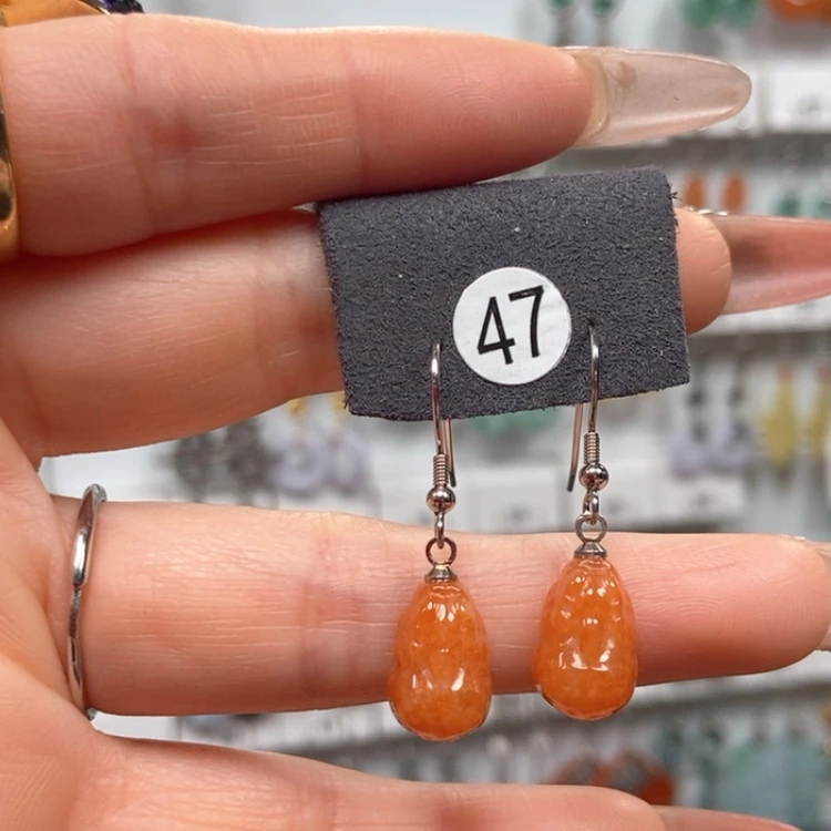 【闪购商品】翡翠耳饰银S925镶嵌优化