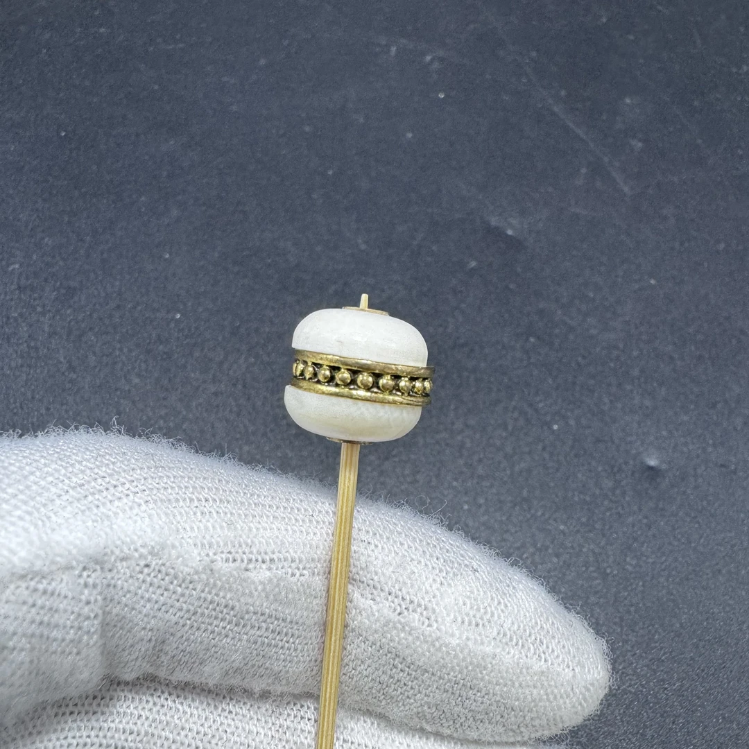 【猛犸兄弟】L0138 天然猛犸牙10*9mm汉堡单珠