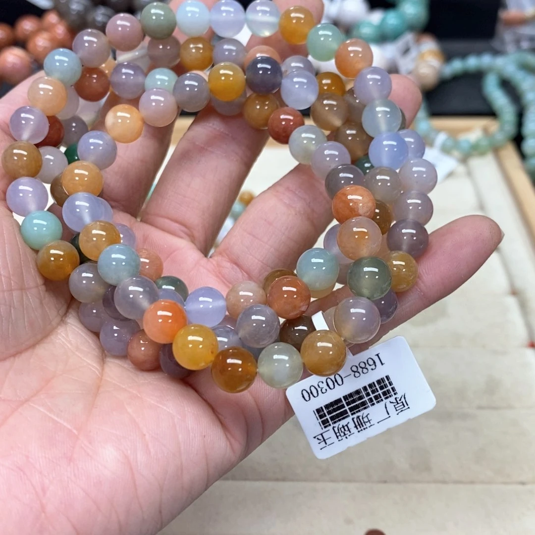 硅化珊瑚（珊瑚玉）手链未镶嵌热**活776