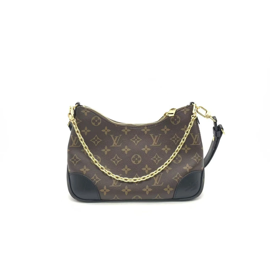 99新 LouisVuitton/路易威登 【安则专属】老花黑牛角包