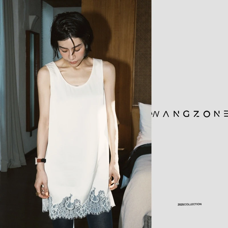 WANG ZONE | 叠穿神器 进口樱花国三醋酸凉感双面缎面光感垂感百