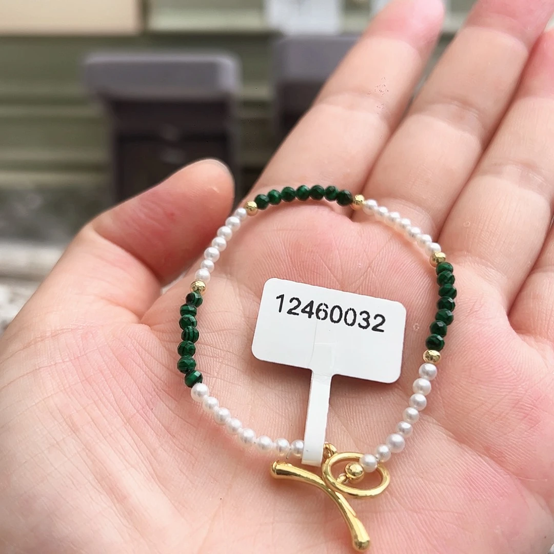 淡水珍珠手镯银S925镶嵌