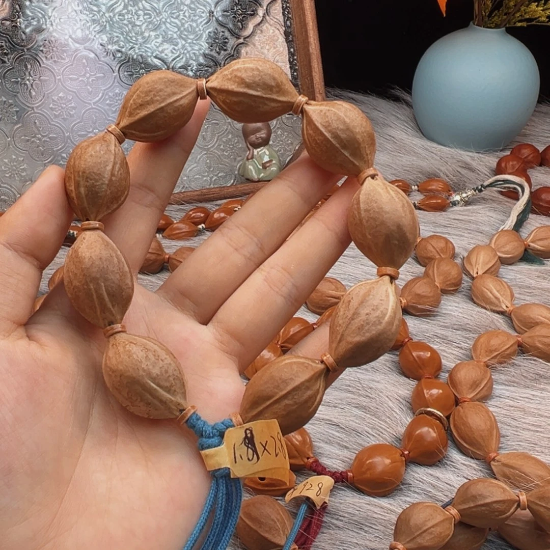 手串/手链橄榄核梅林铁核19×28素串鲨鱼背