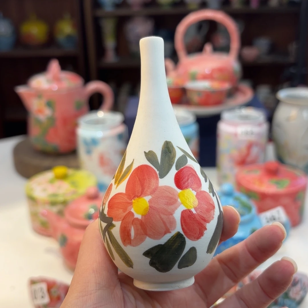 景德镇手绘高温釉下彩陶瓷茶具