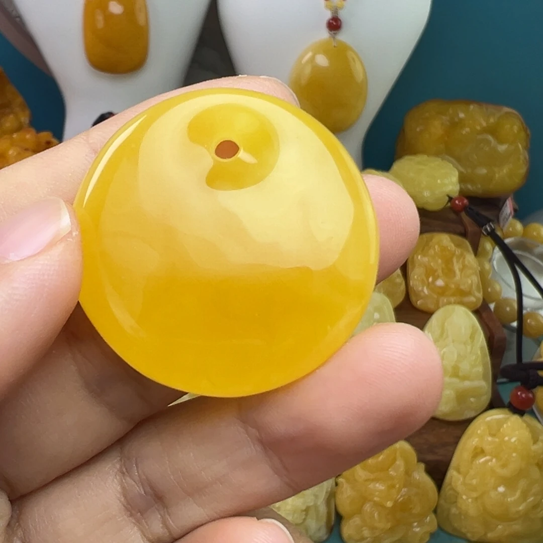 蜜蜡吊坠(不含链)未镶嵌