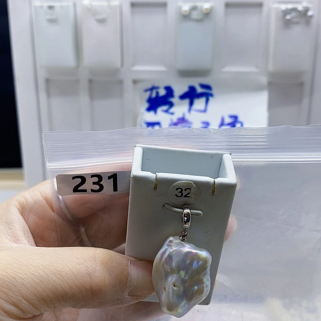 颈饰合金淡水珍珠