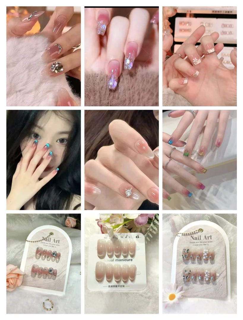 新款上市超值价位春夏显白手工高级美甲气质款穿戴甲