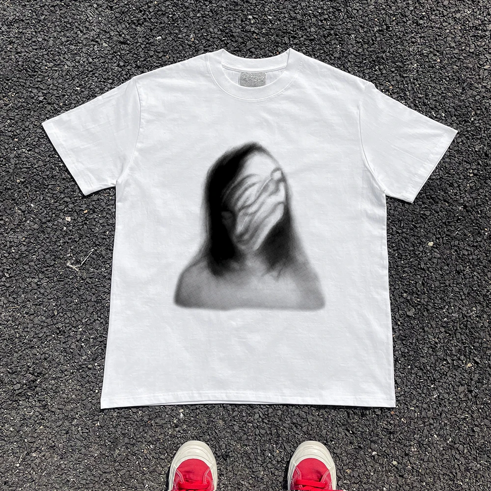 100%纯棉320克重磅百搭圆领时尚夏季半袖宽松小众百搭夏季ins短袖