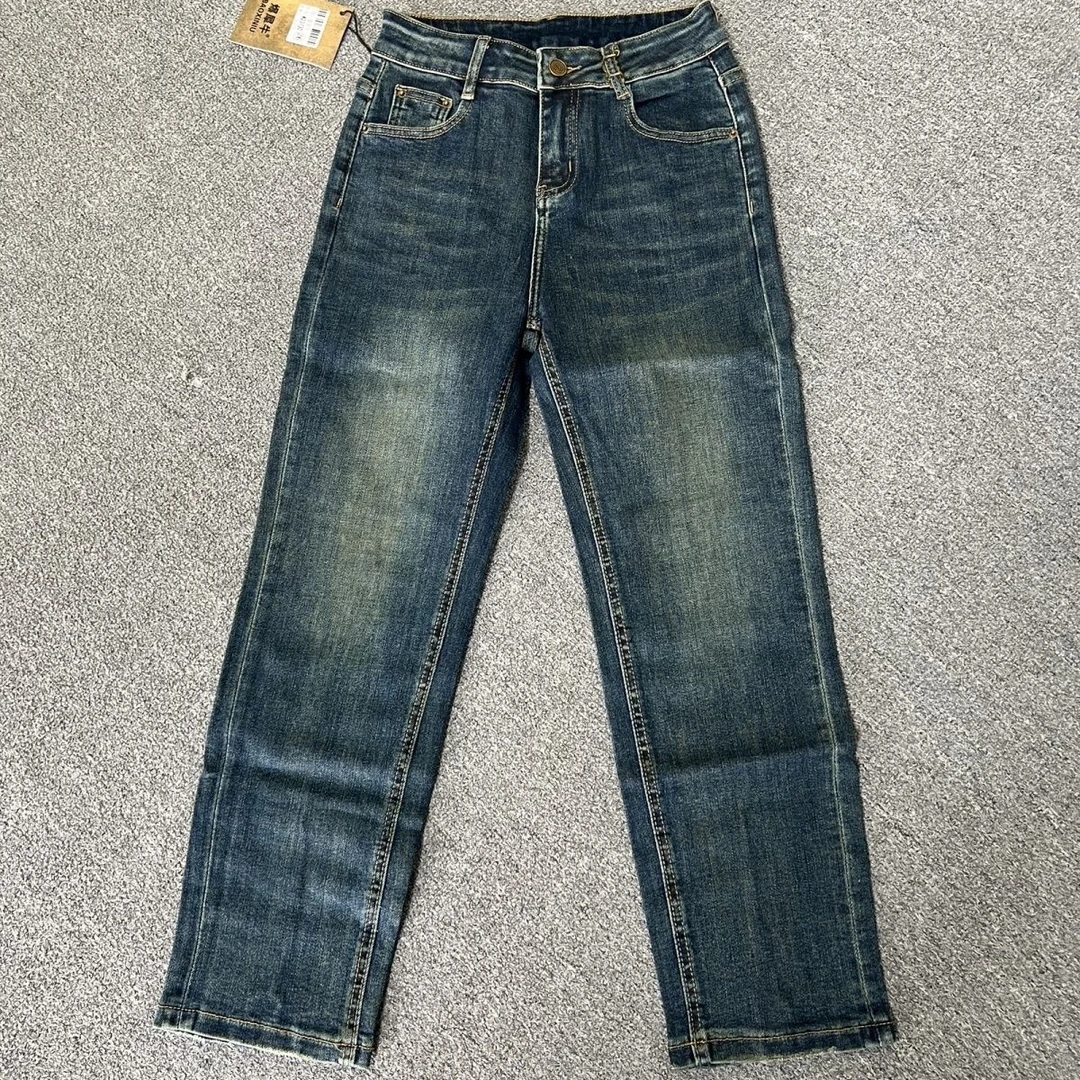 2730牛仔裤新款高腰显瘦百搭