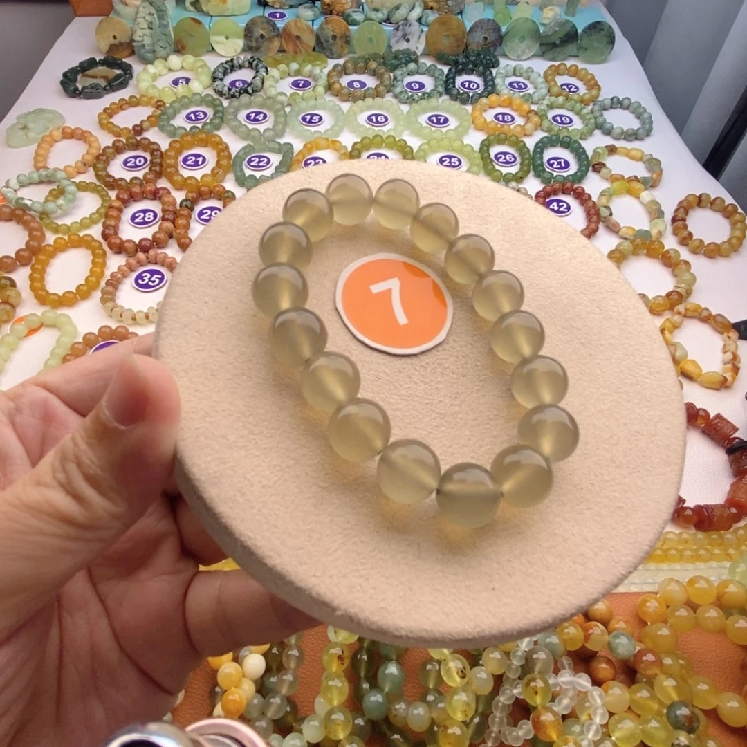 未镶嵌蛇纹石玉手串