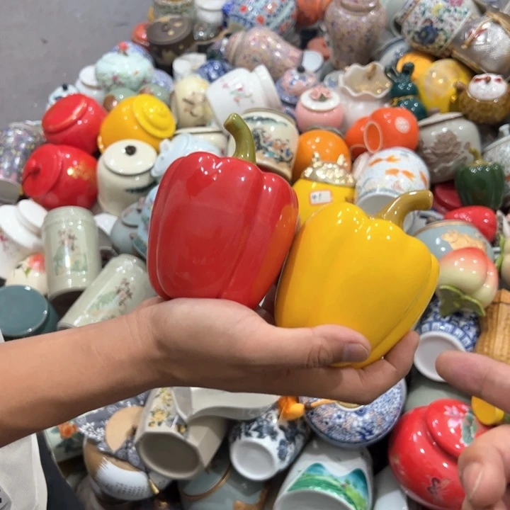 瑕疵福利品陶瓷茶叶罐