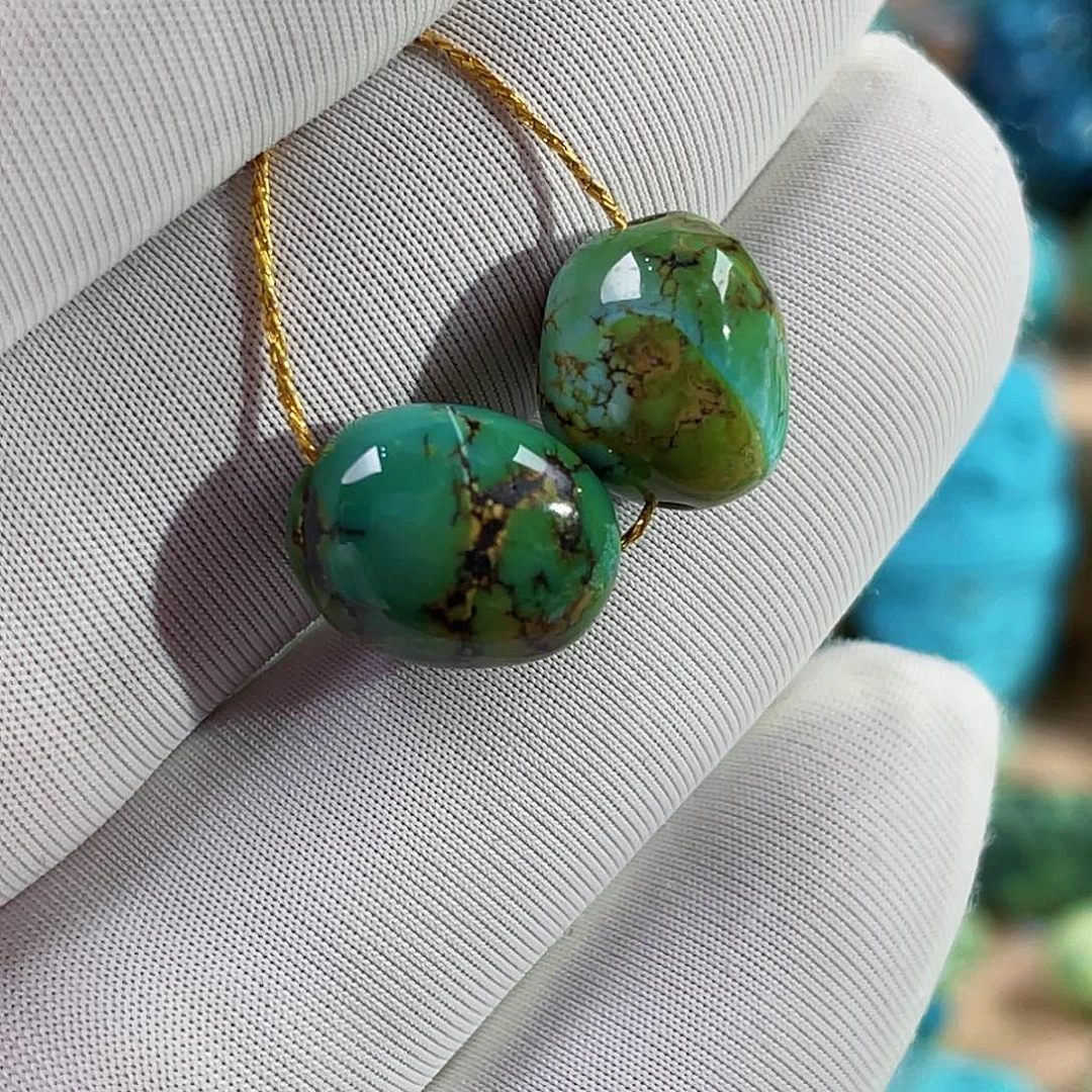 绿松石未镶嵌珠宝奇石10mm