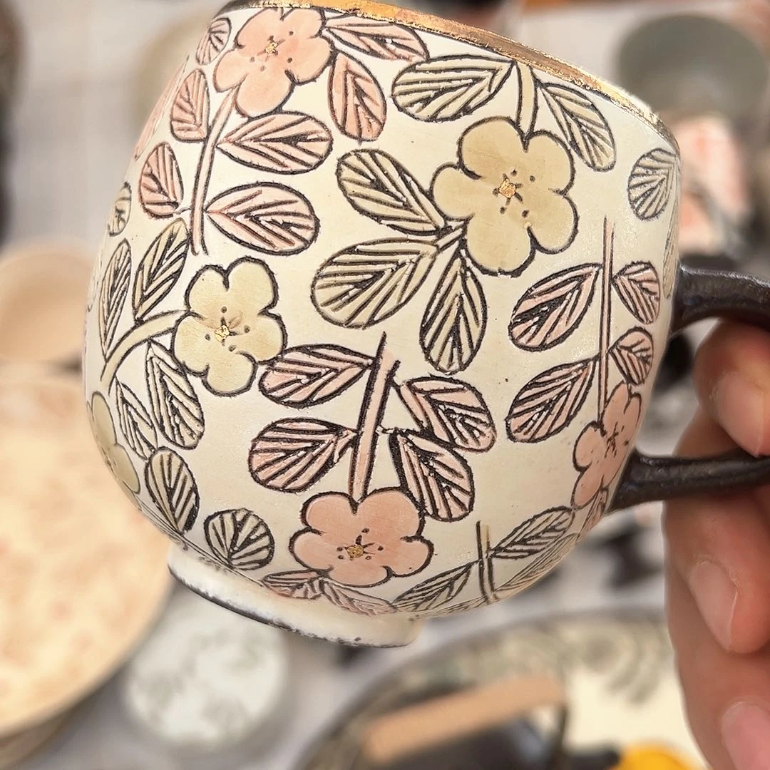 j****?景德镇手工制作瓷杯