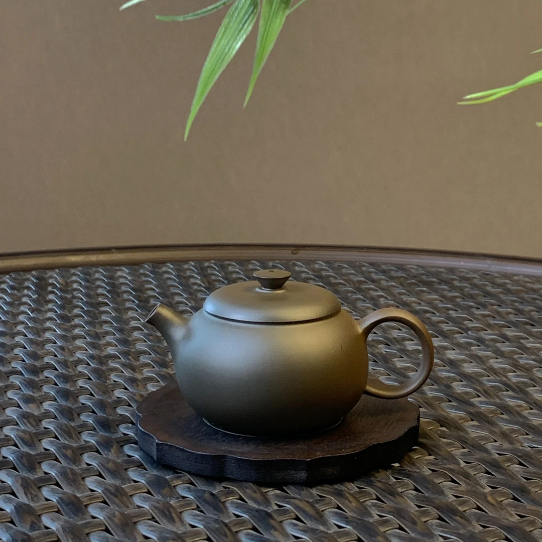 千年古陶国斌老师薄坯手工壶