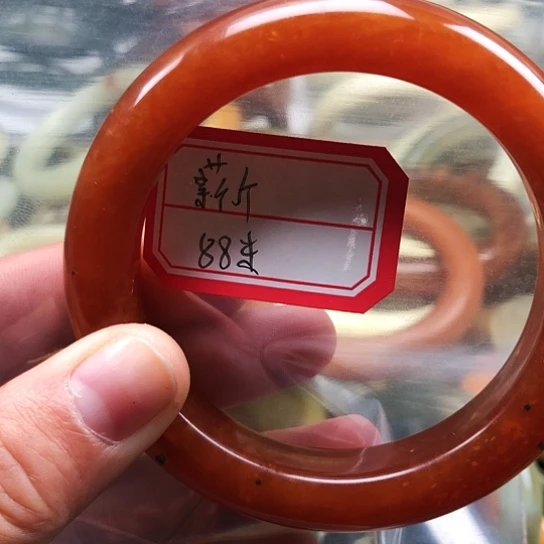 蛇纹石玉手镯未镶嵌薪*
