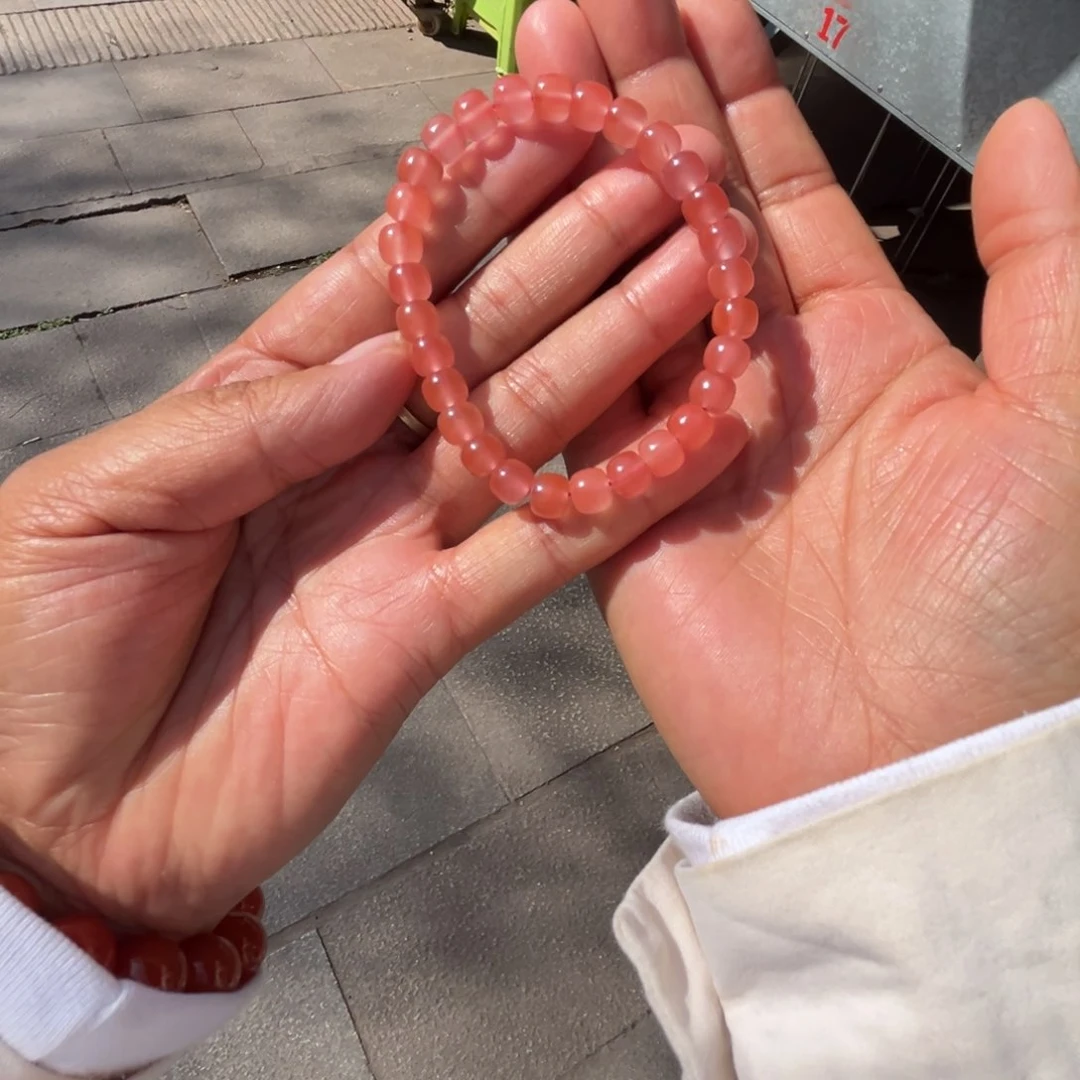 玛瑙/玉髓颈饰合金蝈****8